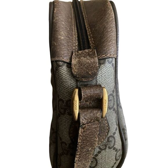 Vintage GUCCI Web Sherry Line Crossbody Bag - Picture 5 of 9